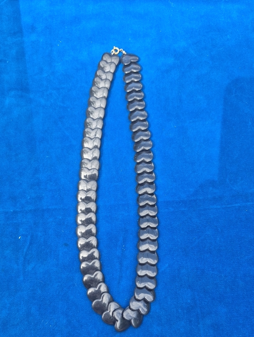 Black Heart-Link Necklace